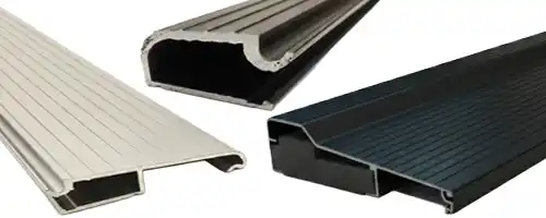 Aluminum door thresholds and replacement entry door hardware parts