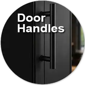 Door handles for replacement renovation and repair projects