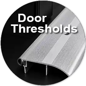 Door thresholds for entryway repair and replacement projects