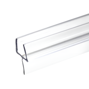 Clear 36" Shower Door Bottom Seal with Wipe for 3/8" Glass