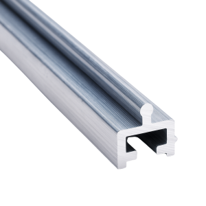 Heavy Duty Aluminum Patio/Screen Sliding Door Track, Silver - 48 in, 72 in, 96 in