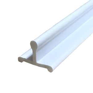 White Vinyl Sliding Door Track Replacement, 72 in or 96 in (Packs 1–3)