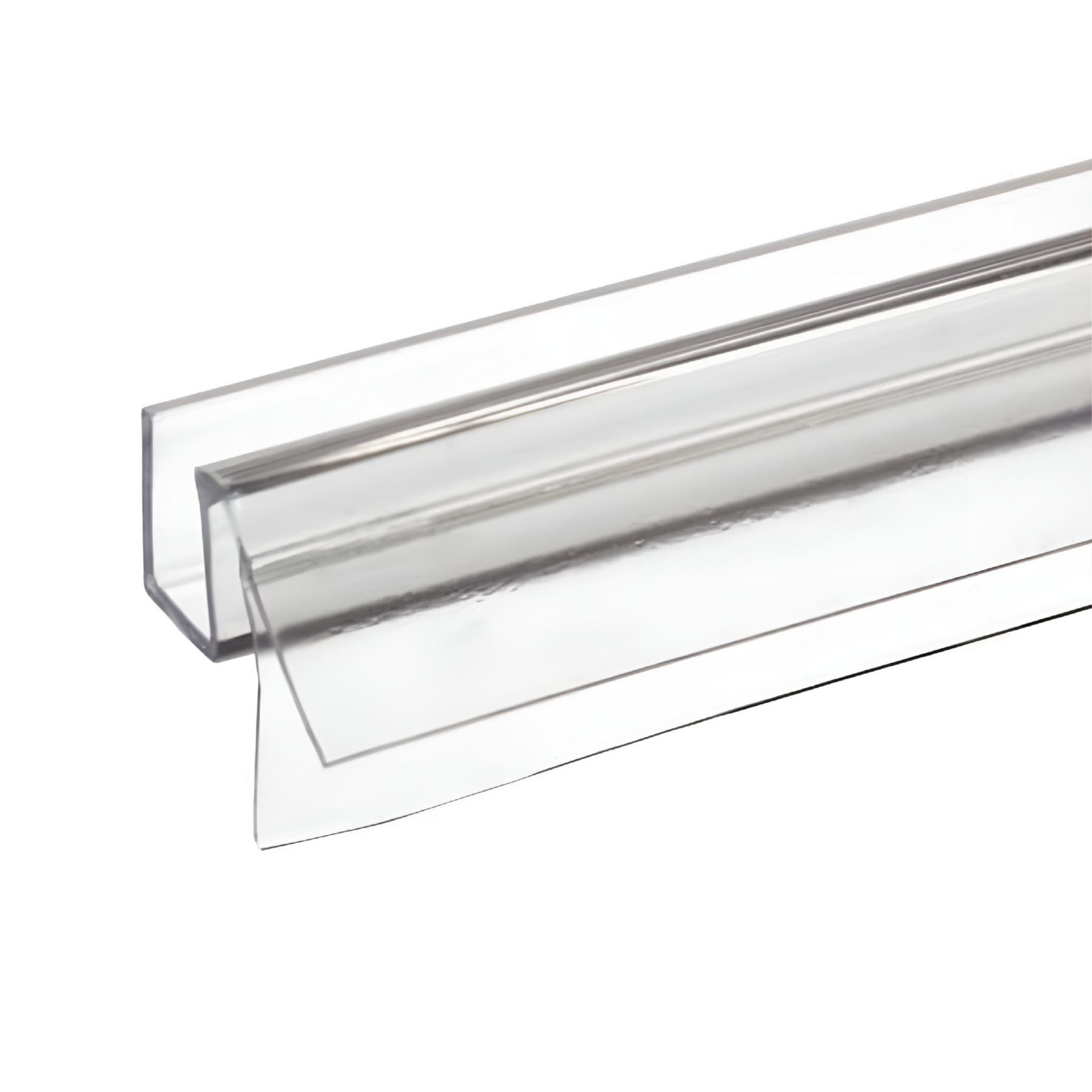 1/2-Inch Glass, 36-Inch Frameless Shower Door Side Seal