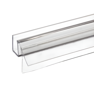 3/8 In. x 36 In. Frameless Shower Door Bottom Seal with Drip Rail