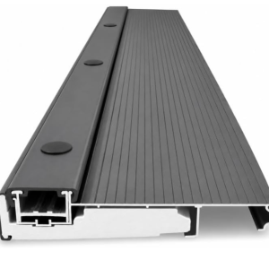 32", 36", 60" & 72" Black Adjustable Aluminum Door Threshold with Hidden Screws