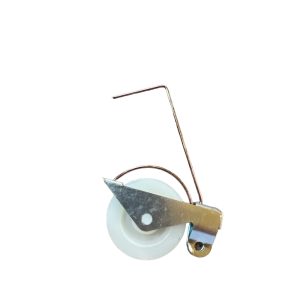 Sliding Screen Door Tension Spring with Concave Plastic Rollers, Tension Spring Wheels for Sliding Screen Doors- 1-1/4”Diameter- Pack of 2, Gold, KCS-0524