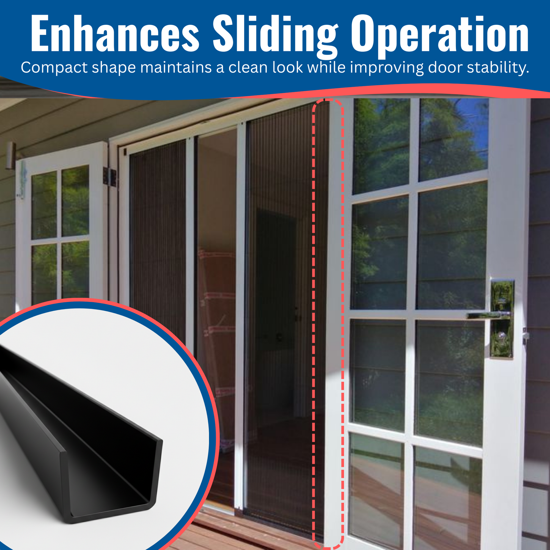 1/2 in. x 5/8 in. x 72 in. Black Aluminum U-Channel