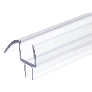 1/2-Inch Glass – 39-Inch Frameless Shower Door Bottom Seal with Drip Rail
