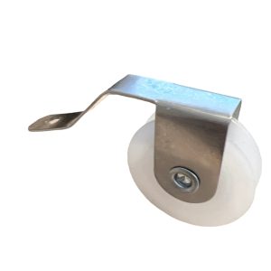 Nylon Screen Door Tension Rollers with Stainless Steel Spring, 1" diameter