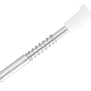 Window Screen Plunger Latches 5/32 in x 1-1/2 in White 25 Pack