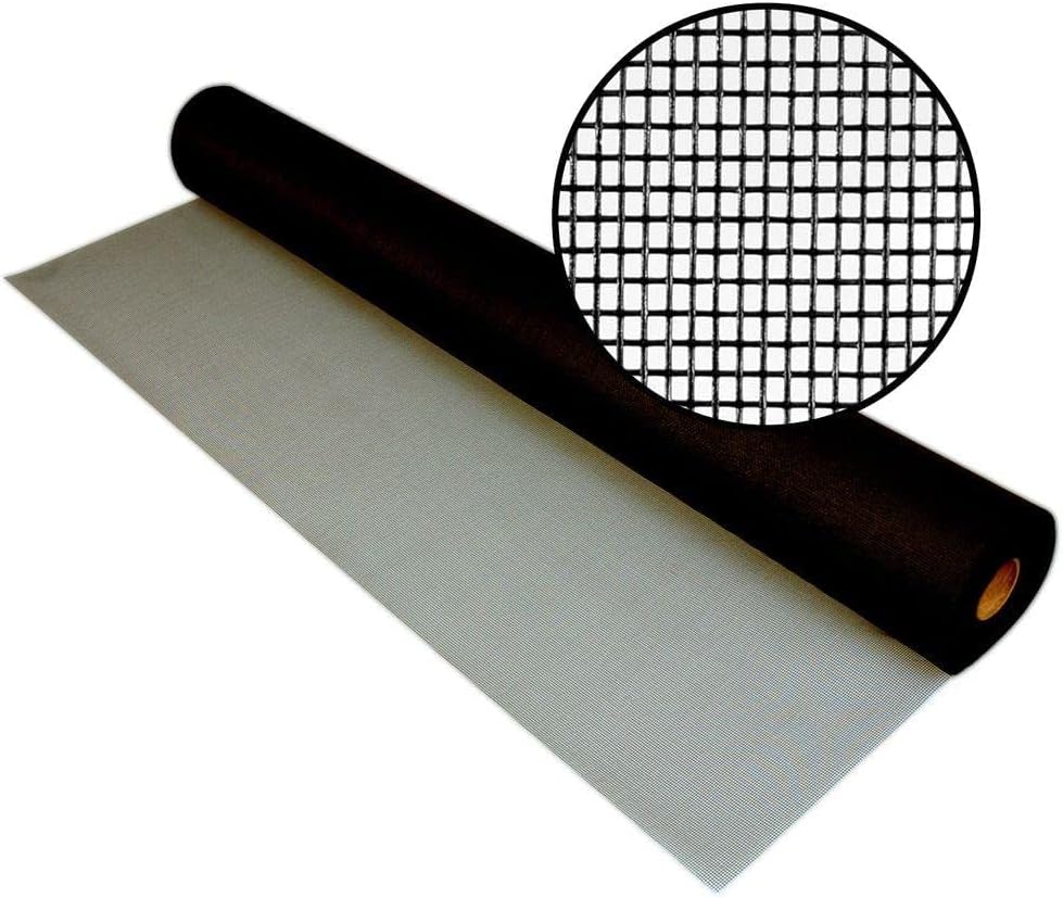 Pet Proof Window Screen Roll Charcoal 36 in x 100 in Heavy Duty - Image 3