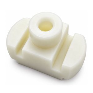Nylon Drawer Guide 37/64" x 9/16" with 5/16" Top Opening – White, 4 Pack