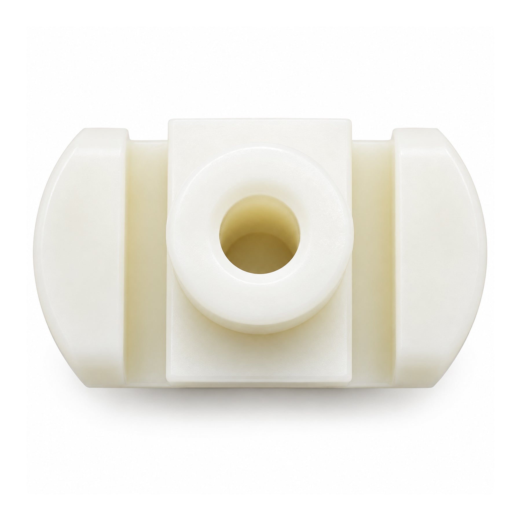 Nylon Drawer Guide 37/64" x 9/16" with 5/16" Top Opening – White, 4 Pack - Image 5