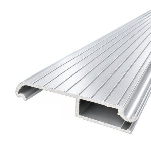Aluminum Door Threshold Extension – 32", 36", 48", 60" & 72" Lengths | 3/4", 2" & 3" Widths | Black or Silver