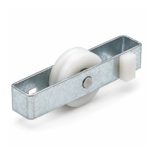 Sliding Window Roller Assembly – 5/8" Nylon Wheel, 1-1/2" Metal Housing – 2 Pack