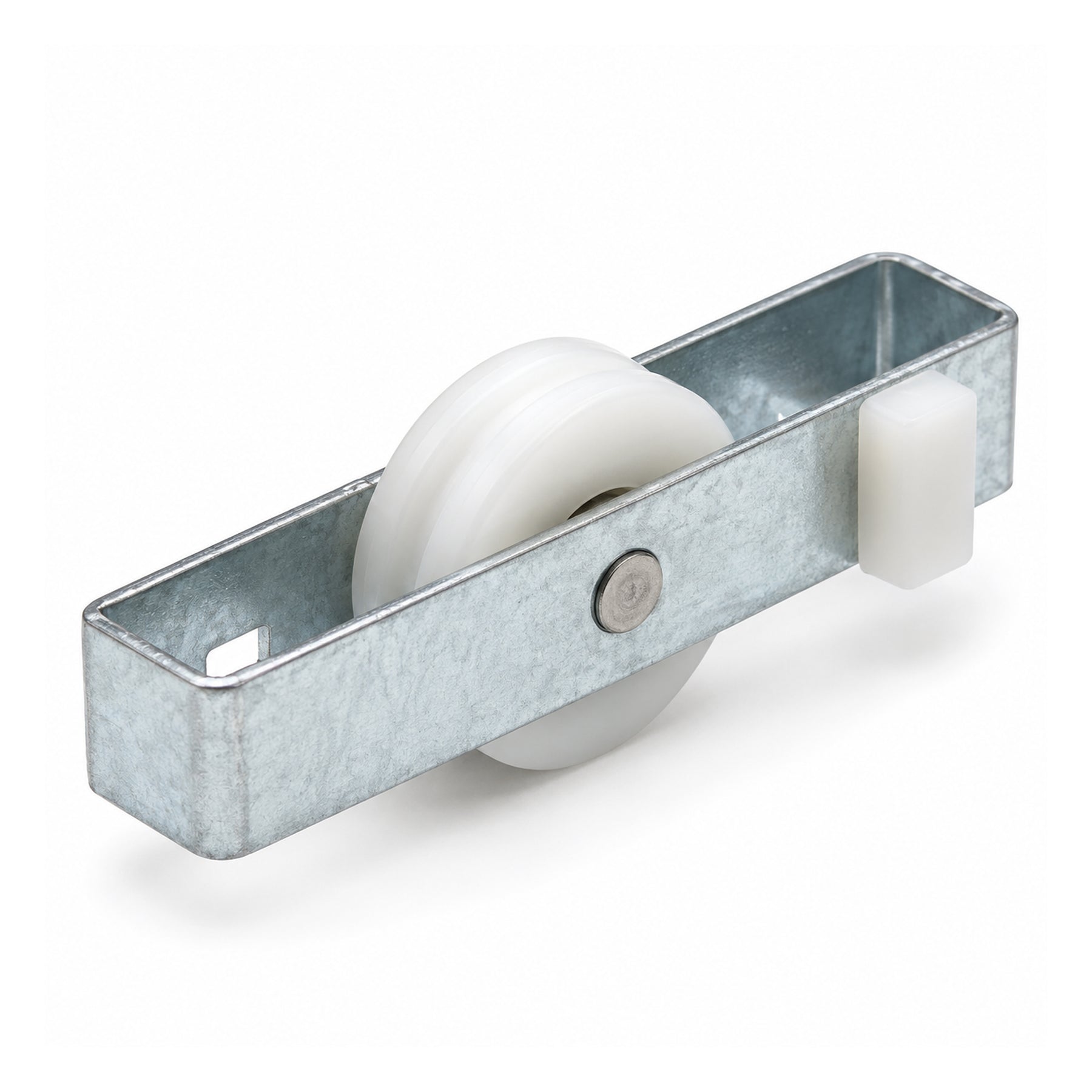 Sliding Window Roller Assembly – 5/8" Nylon Wheel, 1-1/2" Metal Housing – 2 Pack