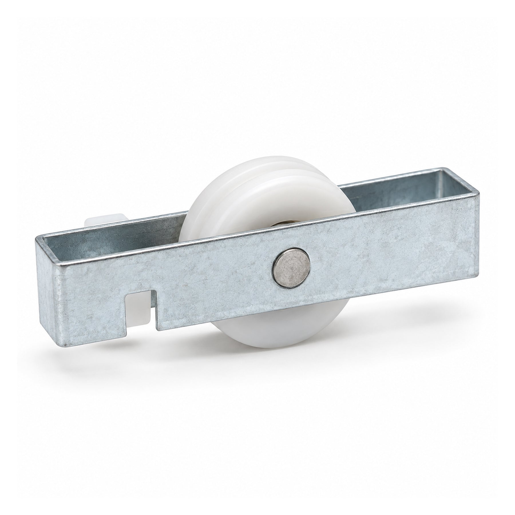 Sliding Window Roller Assembly – 5/8" Nylon Wheel, 1-1/2" Metal Housing – 2 Pack - Image 2