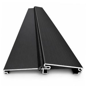 36" Adjustable Exterior Swing Door Threshold 4-9/16" Aluminum – Mill or Black