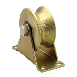 2" U-Groove Sliding Gate Wheel with Bracket – Stainless Steel, 660 LB Capacity – 4, 8 & 12 Pack