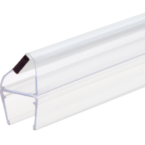KC Hardware Magnetic Shower Door Seal 3/8" Glass 180° 95" (2 Pack)