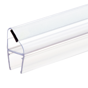 Set of 2 Magnetic Shower Door Seal, 90° Outswing, 3/8" Glass, 95"
